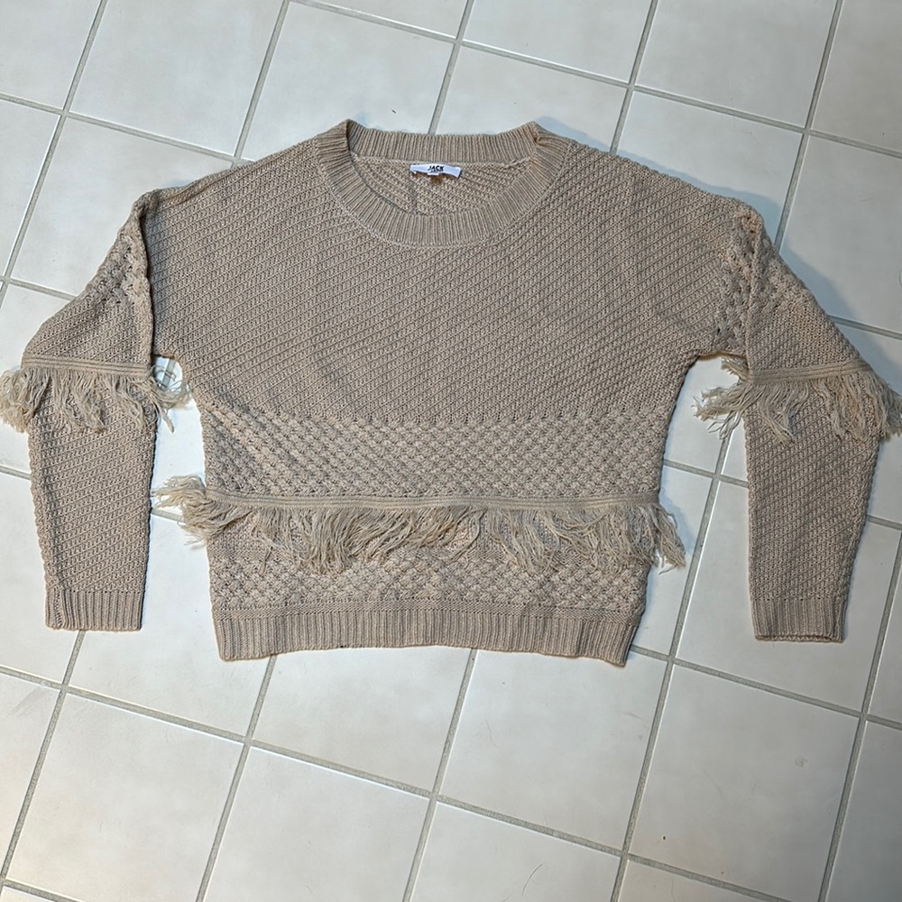 Jack BB Dakota fringe sweater